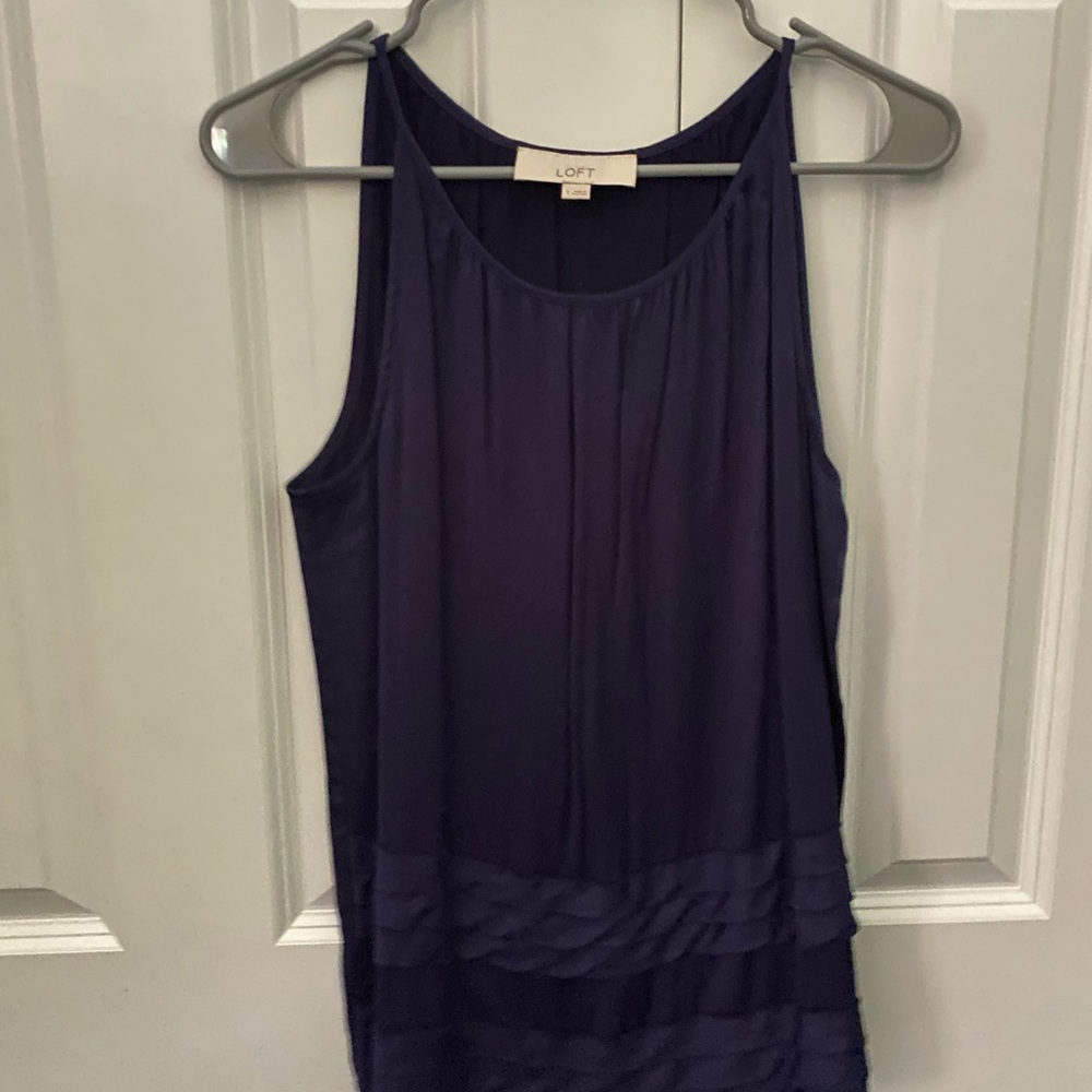 Loft Blue Work Blouse